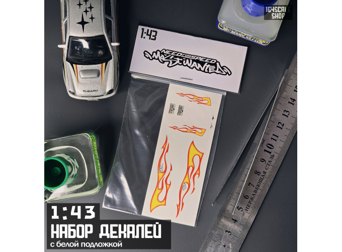 Декаль Need for Speed Most Wanted "Razor Ford Mustang"