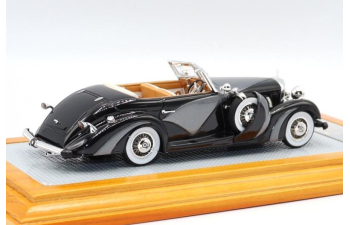 Mercedes-Benz 500K 1935 Cabriolet Saoutchik sn123696 open top, Black/Grey