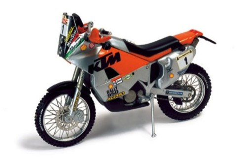KTM LC8 950 Winner Dakar (2002) Fabrizio Meoni, orange / silver
