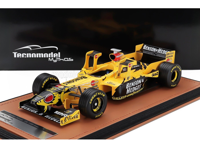 JORDAN F1 198 Honda Mf-301 Hc №10 Imola Gp Ralph Schumacher (1998), Yellow Black