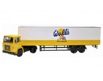 SCANIA 110 Walls Ice Cream (1972), yellow/white