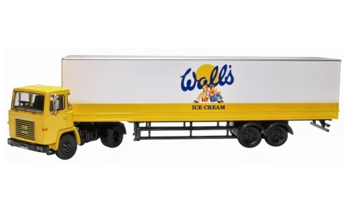 SCANIA 110 Walls Ice Cream (1972), yellow/white
