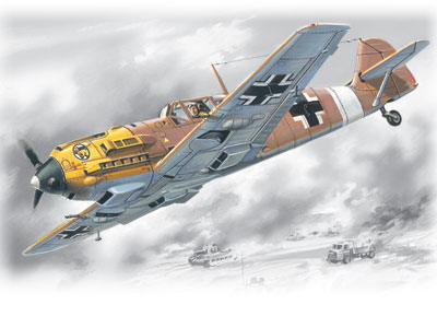 Сборная модель Bf 109E-7/Trop
