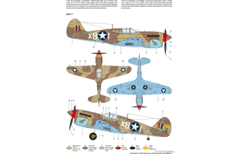 Сборная модель P-40F/L Warhawk 'Desert Hawks With Merlin'