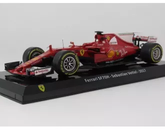 FERRARI F1 Sf70h №5 Season (2017) Sebastian Vettel - Con Vetrina - With Showcase, Red White