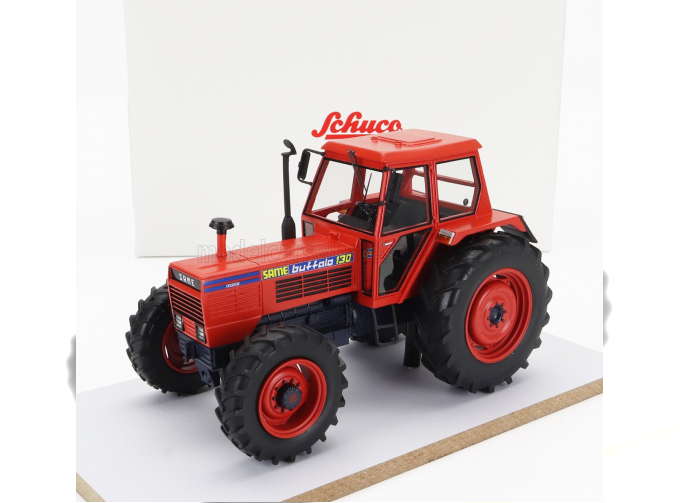 SAME Buffalo 130 Tractor Closed (1981), Red