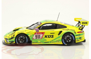 PORSCHE 911 (991 II) GT3 R #911 "Grello" Manthey-Racing 24h Nuerburgring Matteo Cairoli, Kévin Estre, Michael Christensen (2021)