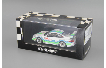 PORSCHE 911 GT3 Cup Martin Snow IMSA GT3 Challenge (2008), white / green