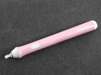 Электрический ластик розовый