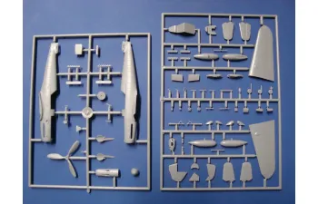 Сборная модель самолета Avia S-199 "Messer/Sakin"