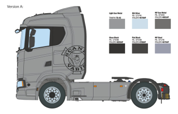 Сборная модель SCANIA S770 4x2 Tractor Truck 2-assi 2020