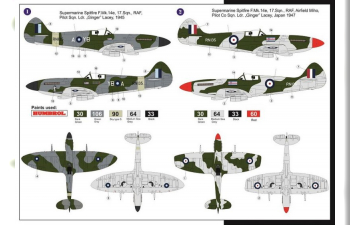 Сборная модель Spitfire F.Mk.14e J.H. Lacey