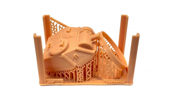 Башня Т-80 с орудием ВТ-43 (без фактуры брони)