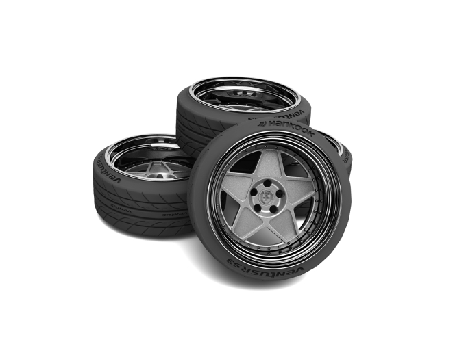 Набор дисков HRE 505 18 дюймов (с покрышками)