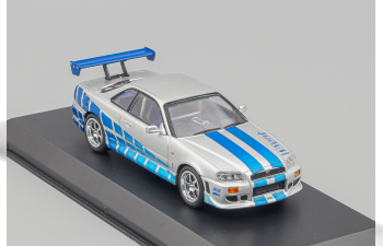 NISSAN Skyline GT-R (R34) из к/ф "Двойной Форсаж" (1999), silver