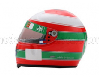 HELMET F1 Casco Helmet Eddie Irvine F399 Team Ferrari Season (1999), Red Green White