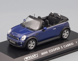 MINI Cooper S Cabrio, blue