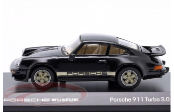 PORSCHE 911 Turbo 3.0 (1975), black / golden Tires