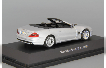 MERCEDES-BENZ SL 55 AMG, silver