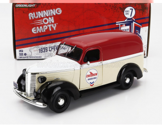 CHEVROLET Panel Truck Van Chevron (1939), Beige White Red