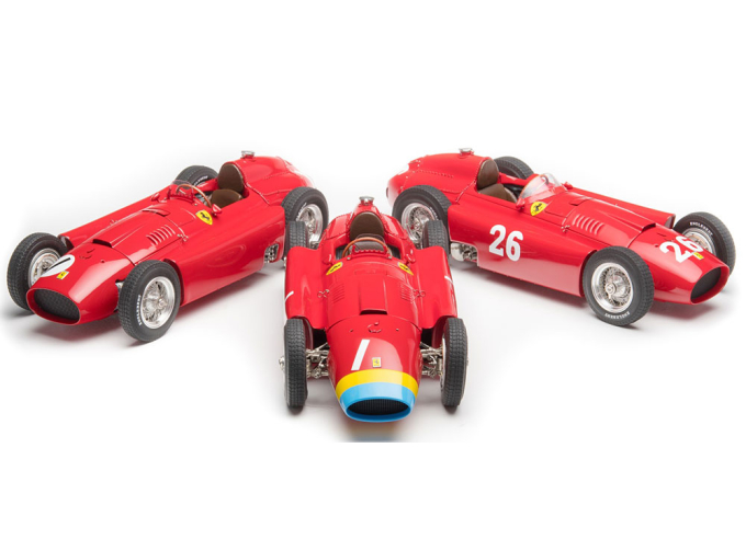 FERRARI D50 Lucky set 2018 with 3 modelcars, Fangio (1956)