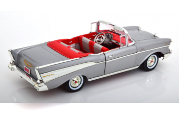 CHEVROLET Bel Air Cabriolet Open (1957), Silver