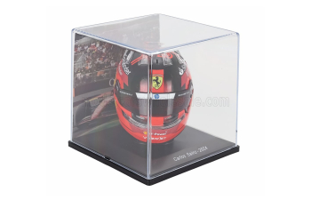 HELMET F1 Casco Helmet Carlos Sainz Team Scuderia Ferrari Sf-24 Season (2024), Red Yellow