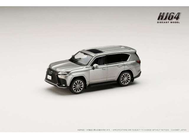 Lexus LX600 F Sport, sonic titanium / black interior