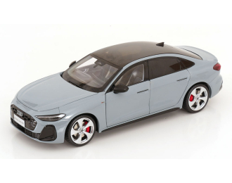 AUDI A5L (2025), grey / light blue - metallic