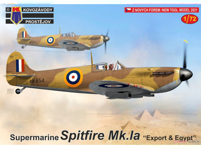 Сборная модель Supermarine Spitfire Mk.Ia "Export & Egypt"