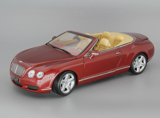 BENTLEY Continental GTC (2006), dark red