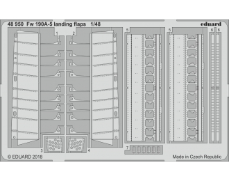 Фототравление для модели Fw 190A-5 landing flaps