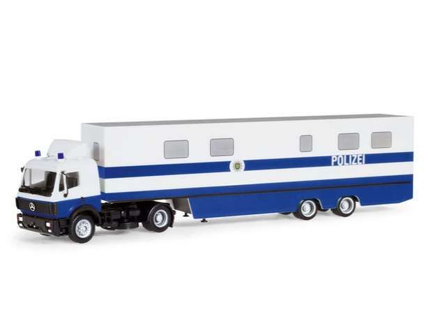 Mercedes Benz SK K.Sz. Polizei Sachsen, blue / white