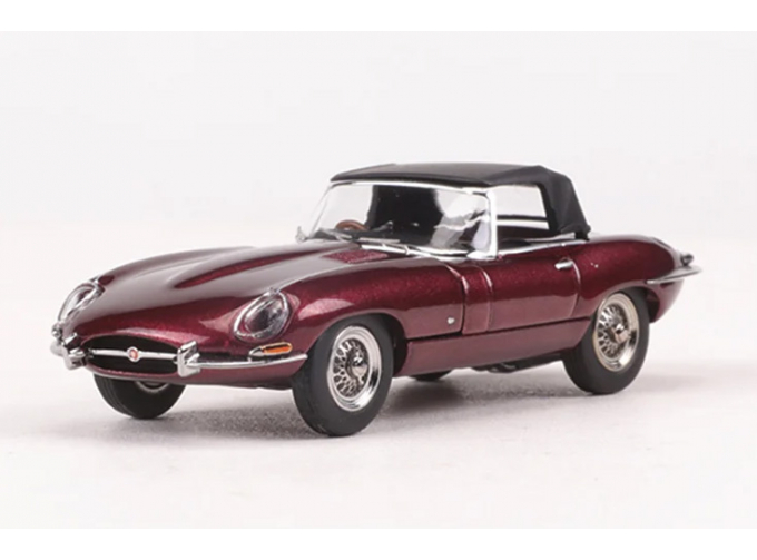 JAGUAR E-type Roadster (1961), bordeaux