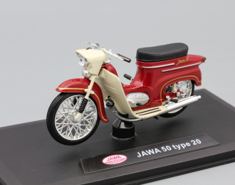 JAWA 50 Pionyr type 20 (1967), dark cherry red