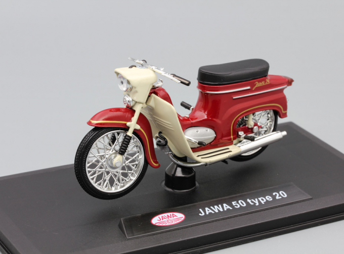 JAWA 50 Pionyr type 20 (1967), dark cherry red