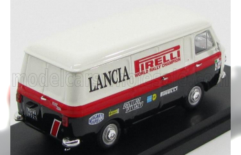 FIAT 238 Van Assistenza Lancia Wrc (1970), White Black Red