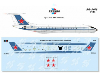 Декаль Ту-134Ш ВВС России/СССР