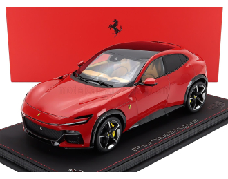 FERRARI Purosangue Suv Panoramic Roof (2022) - Con Vetrina - With Showcase, Rosso Corsa - Red
