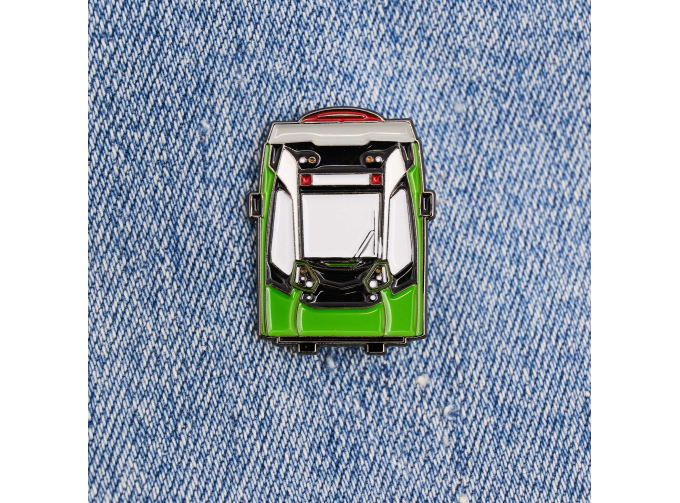 Значок "Чижик", зеленый