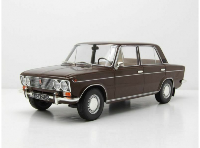 Волжский 2103 - 1975 (chocolate brown with beige interior)