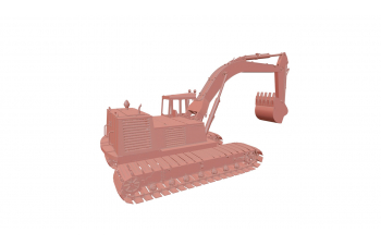 Сборная модель Экскаватор МТП-71 с моноблочной стрелой (ранний вариант)