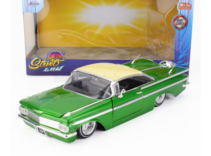 CHEVROLET Impala Custom Street Low (1959), Green Met Cream