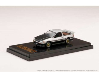 Toyota Corolla Levin AE86 3 Door customised version with carbon bonnet, silver / black