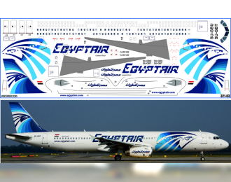 Декаль на A-321 (звезда) Egyptair