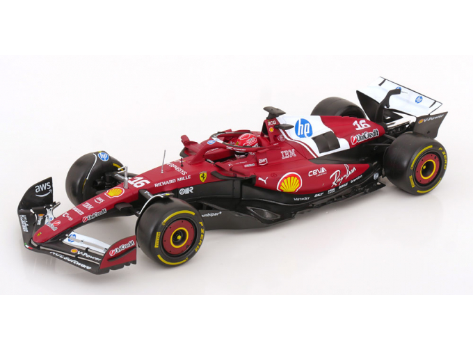 FERRARI F1 Sf-25 Team Scuderia Ferrari №16 Season (2025) Charles Leclerc, Red