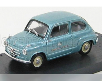 FIAT 600 I SERIES RAI RADIOTELEVISIONE ITALIANA (1960), LIGHT BLUE MET