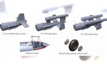 Сборная модель Самолет JU EF-126 "Elli"/ Ef-127 "Walli"