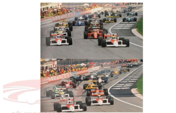 LOTUS 97T #12 GP Monaco Formula 1 Ayrton Senna (1985) + книга (1985)