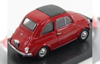 FIAT 500f Tetto Chiuso - Closed 1965, Rosso Medio - Red